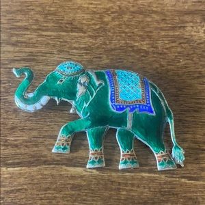 Sterling silver brooch